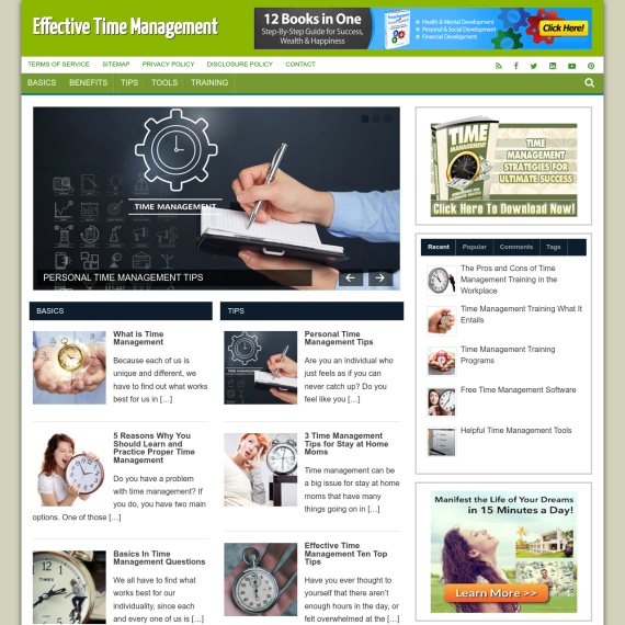 Effective Time Management Website