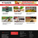 Essential Oil Website