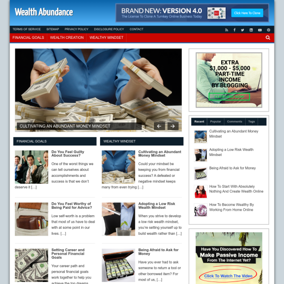 Wealth Abundance Website