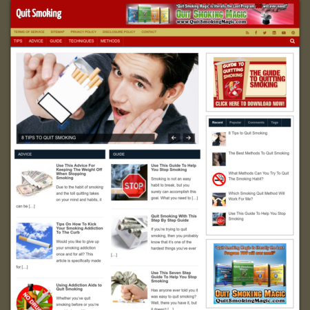 Quit Smoking Website