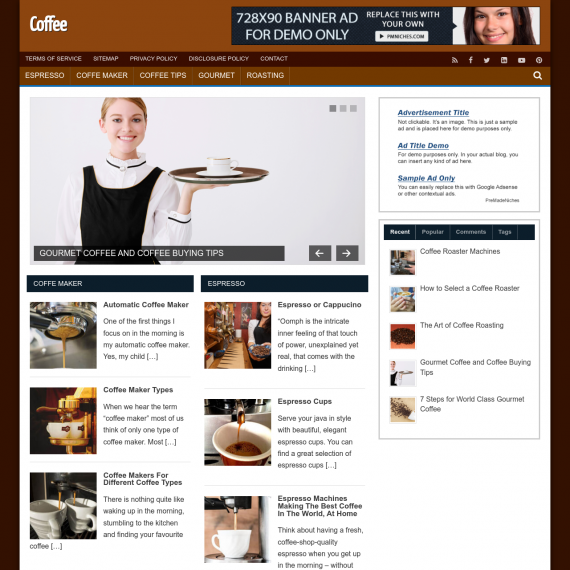 Coffee Website