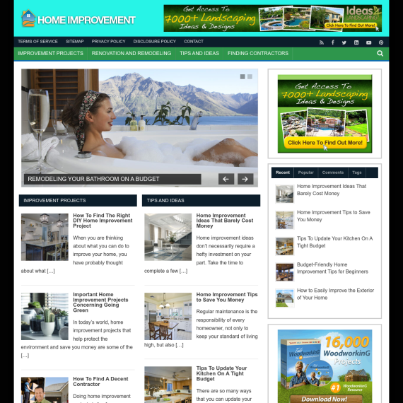 Home Improvement Website