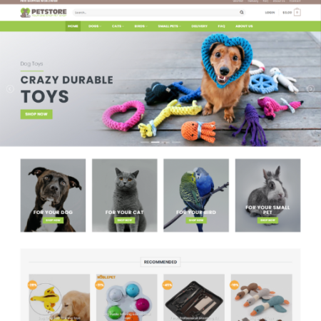DropShipping Pets Store Supplement Store