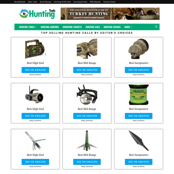 Hunting Product Affiliate Niche