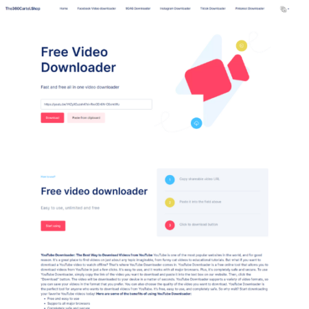 Premium Video Downloader, supports 40+ video platforms. The articles are 100% unique. The targeted traffic is over Millions, ready to be monetized